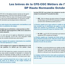 Brèves CFE-CGC des DP 27/76 d'octobre 2016
