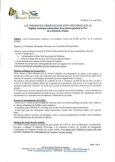 Fin de la mise à disposition de la 3ème version du Plan d'Aménagement et de Développement Durable du Plan Local d'Urbanisme d’ISTRES