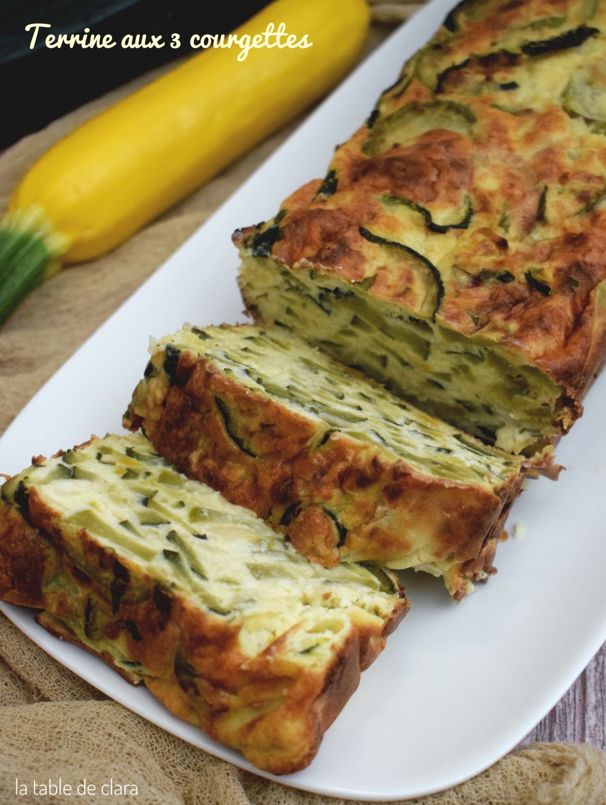 Terrine courgettes