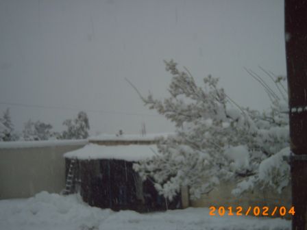 souvenir de la tempête de neige en février 2012 a Tifra