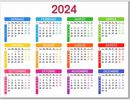 CALENDRIER 2024