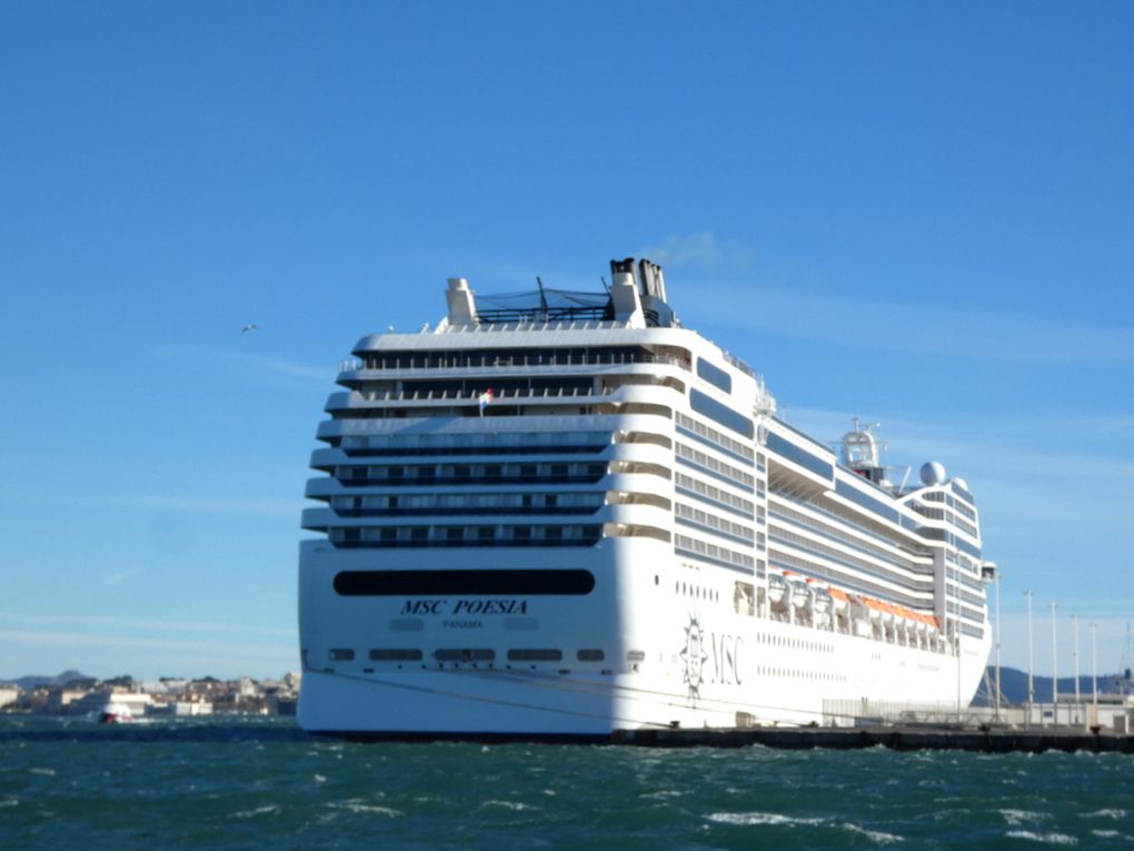 MSC POESIA , a quai à la Seyne sur Mer le 22décembre 2023