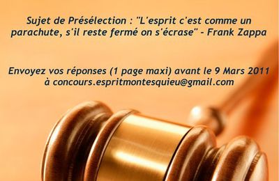 Février-Avril 2011 : La deuxième édition du concours !