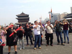 Un leitmotiv de la photographie quand on est étranger en Chine : la photo avec les chinois ! 
