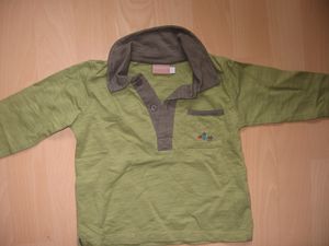 1 € T-shirt vert olive Natalys 12 mois 