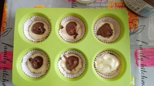 [Cuisine] Muffins aux pepites de chocolat blanc et coeur fondant au Nutella