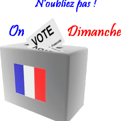 N'oubliez pas! On vote dimanche !