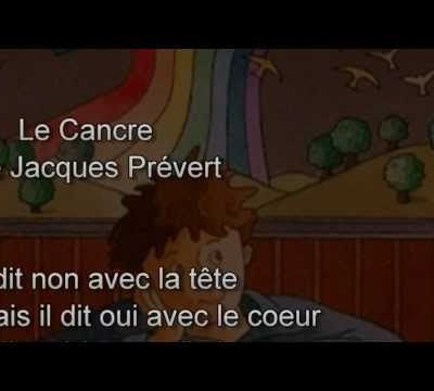 Le cancre de Prévert