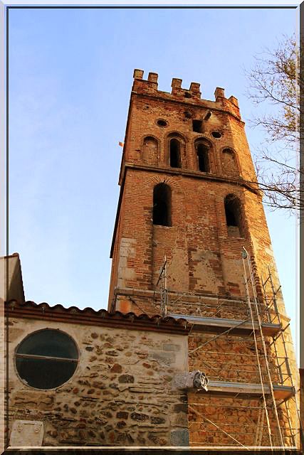 Diaporama église fortifiée - Claira