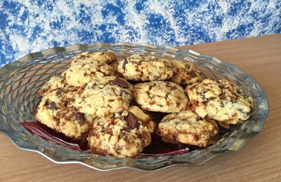 Cookies chocolat et caramel beurre salé 
