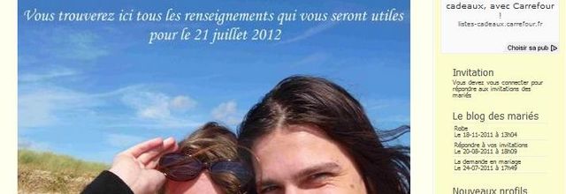 Aujourd'hui : Mariage