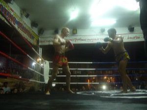 Match de Boxe thai international a Chiang Mai