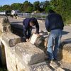 Pont d'Encornet, compte-rendu de chantier 4 mai 2009