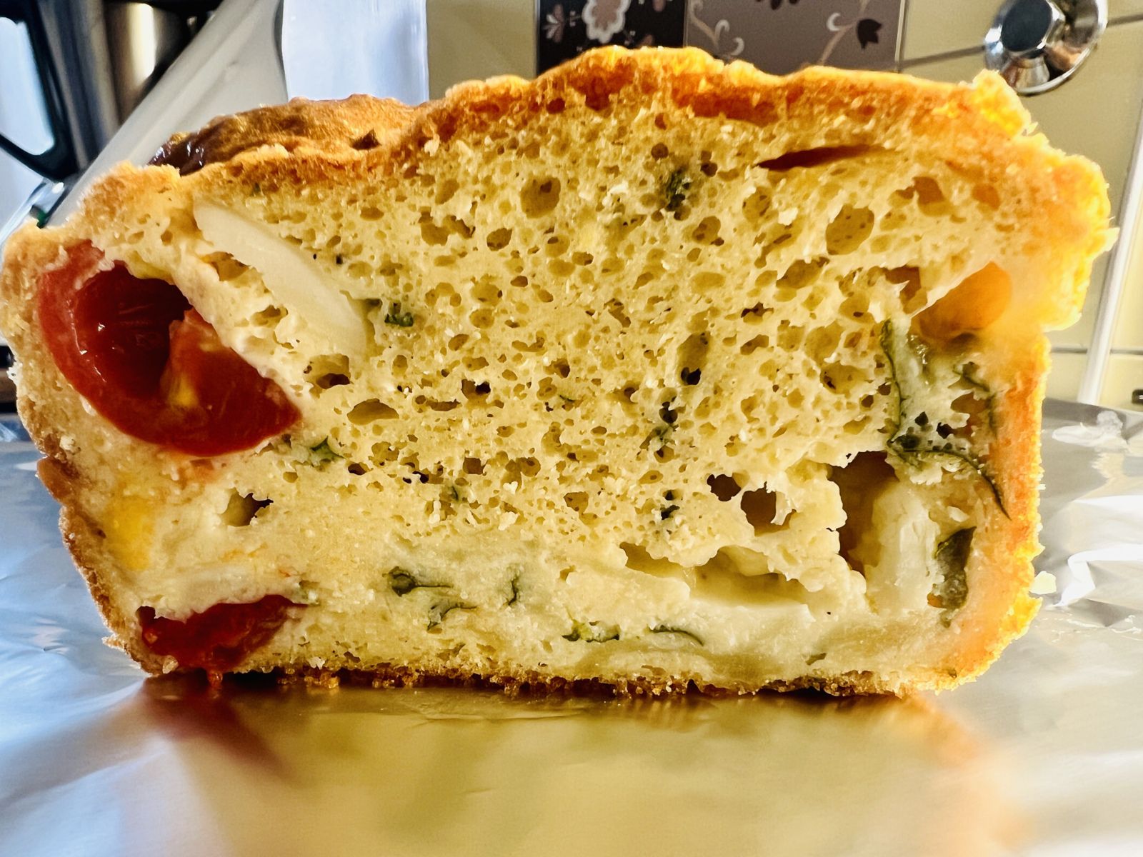 Recette cake IGbas salé aux tomates et mozzarella