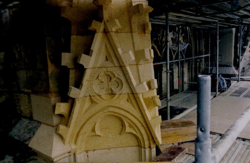 Cathédrale Saint-André de Bordeaux - Une des nombreuses restaurations.