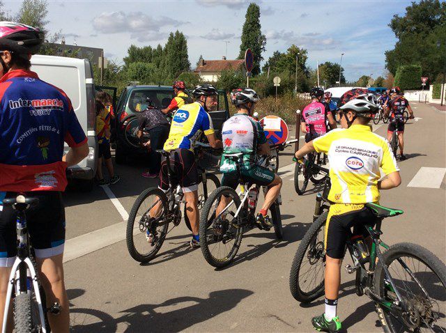 Course VTT Union Cycliste Gurgy Appoigny à Monéteau bois du Thureau le 11/09/2016