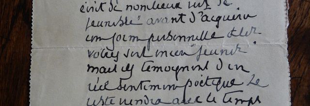 Lettre à un jeune poète, de Henri de Régnier.