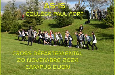CROSS DEPARTEMENTAL 2024/2025