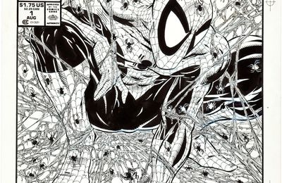 Record pour deux couvertures originales de Spider-Man par Todd McFarlane