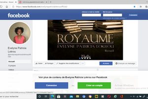 La page Facebook des livres d'Evelyne Patricia Lokrou