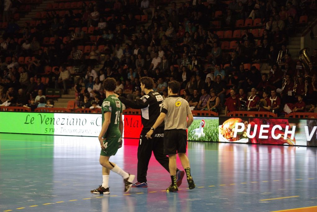 Match de Handball du 30 mars 2012 au Parnasse à Nîmes - Un match sous haute tension...