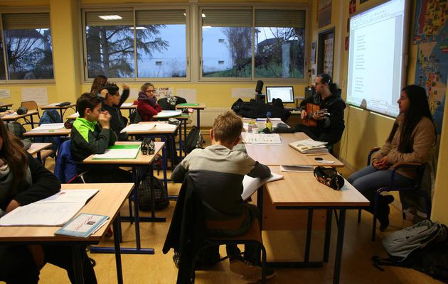 Les 5°1 en concert au lycée de Fumel