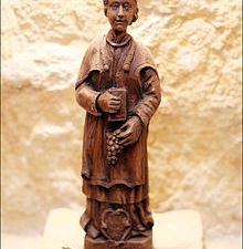 Les confréries dans la vallée du Loir; saint Vincent (statue en bois)