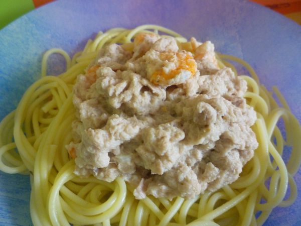 Spaghettis Aux Crevettes et au Thon (tm31)