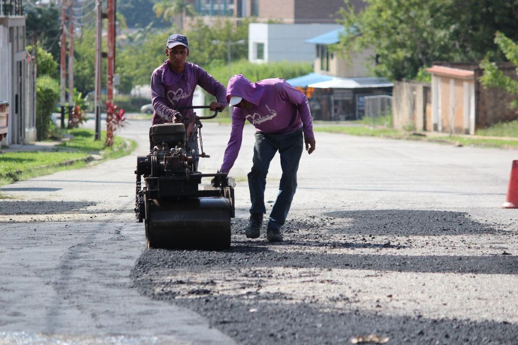 Alcaldía de Naguanagua arrancó nuevo plan de bacheo y asfaltado en calles y avenidas del municipio