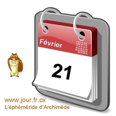 Personnalités décédées un 21 février