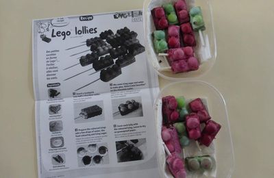 Lego lollies : Les sucettes Lego