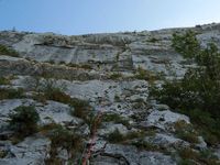 Grande voie aux Rochers de Gonson