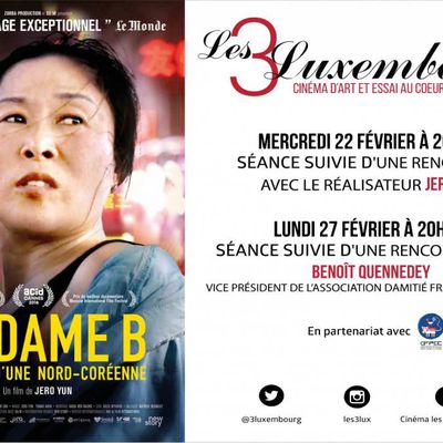 "Madame B. histoire d'une Nord-Coréenne" : projection-débat avec l'AAFC au cinéma "Les 3 Luxembourg"
