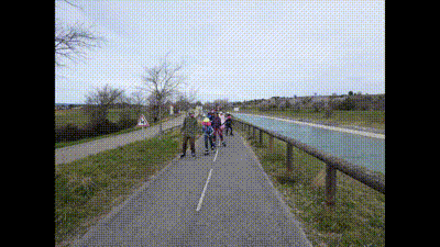 Nimes, roller, vauvert, rando, petite-camargue