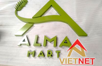 Bộ chữ sơn hấp nhiệt Alma Mart