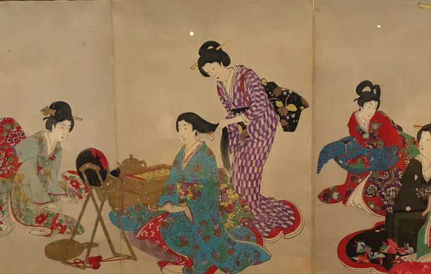 SECRETS DE BEAUTE. MAQUILLAGES ET COIFFURES DE L'EPOQUE EDO à la MAISON de la CULTURE du JAPON à PARIS IV YOSHU CHIKANOBU