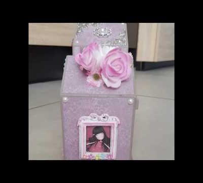 Petit meuble 'maison' customisé Gorjuss