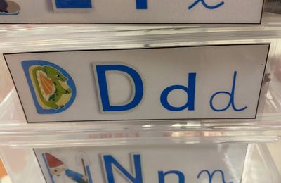 Lettres pour boites à sons - Phonologie maternelle