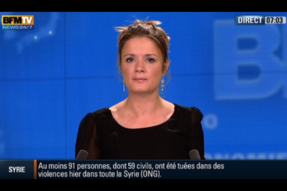 [2012 06 29] PASCALE DE LA TOUR DU PIN - BFM TV - PREMIERE EDITION @07H00