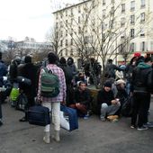 POINT sur l'évacuation ce matin par la police des migrants et des familles expulsés du 168 Wilson à la Plaine, à Saint-Denis - Philippe Caro