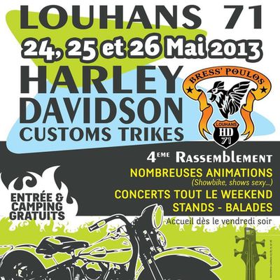 Info Rassemblement Harley en Mai