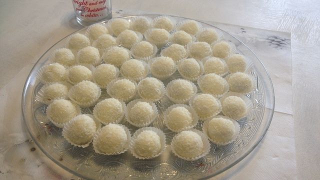 Boules coco façon Raffaëllos