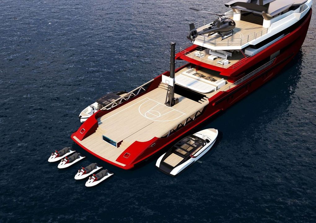 Tomahawk 52m, an amazing exploration yacht concept by Columbus Yachts