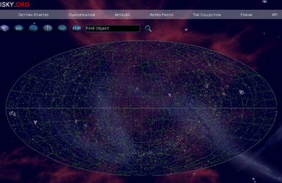 Wikisky, pour les passionnés d'Astronomie