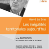 22/10/2015 : Conférence d’Hervé Le Bras, à Toulouse