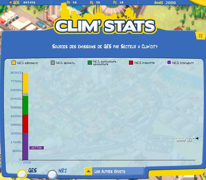 Captures d'écran du jeu Climcity