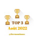 TOP 3 : Août 2022