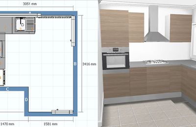 Plan type cuisine ikea