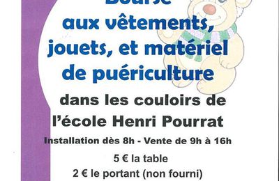 Bourse aux vêtements et aux jouets 