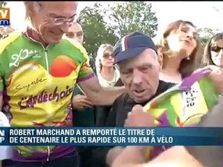 Et pendant ce temps robert Marchand pédale...